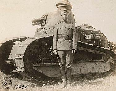 Moment image for Establishment of the U.S. Tank Corps in World War I reshapes American military strategy.