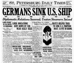 US Responds to German Aggression in WWI: Tensions, Unrestricted Submarine Warfare, Diplomatic Rift