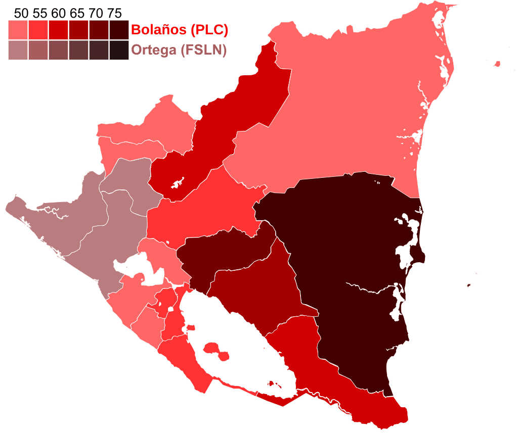 Moment image for 2001 Elections Result in PLC Victory Over FSLN with Alemán's Vice President Enrique