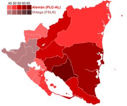 Daniel Ortega and Sandinistas Lose to Arnoldo Alemán