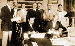 The Bryan-Chamorro Treaty signed
