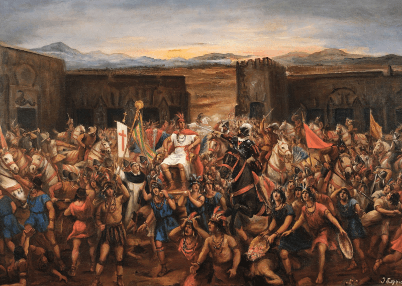Moment image for Francisco Pizarro Leads The Battle of Cajamarca