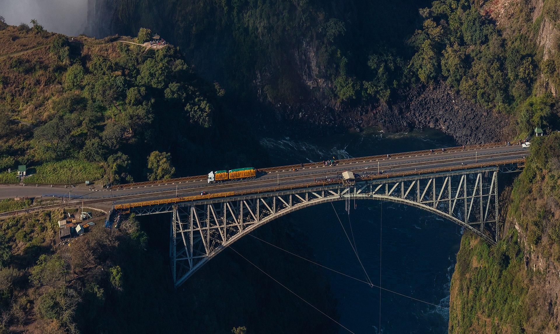 Moment image for Victoria Falls Bridge Opens Connecting Two Countries