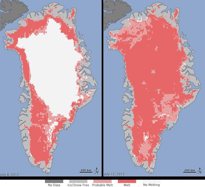 Moment image for Impact of Temperature Changes on the Greenland Ice Sheet and Global Climate