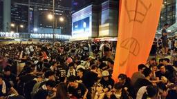 The Umbrella Revolution, a pro-democracy movement in Hong Kong