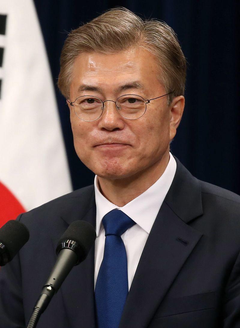 Moment image for Moon Jae-in Inaugurated as President, marking the start of new leadership.