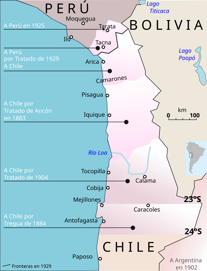 Moment image for  Loss of Coastal Territories by Treaty of Valparaiso