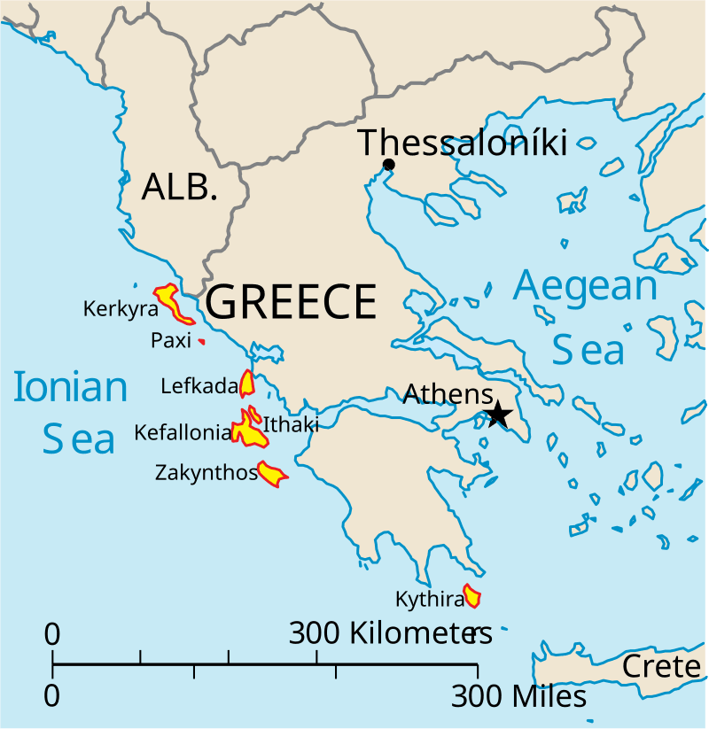 Moment image for Transfer of Ionian Islands to Greece through Treaty of London