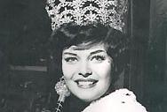 Moment image for Rosemarie Frankland: First British Miss World, a milestone in beauty pageant history.