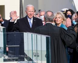 Joe Biden becomes the 46th President of the United States.