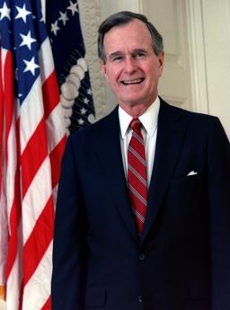 Presidency of George H. W. Bush - Political career, policies, and achievements during presidency highlighted.