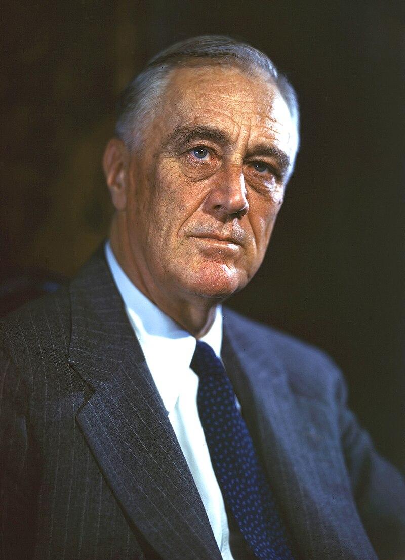 Moment image for Franklin D. Roosevelt: The President who led America through challenging times.