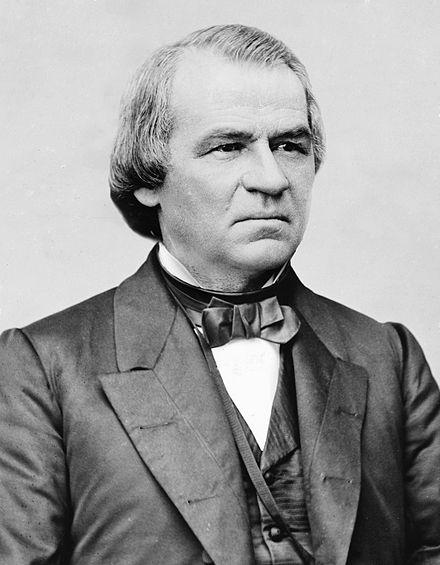 Moment image for Andrew Johnson: The 17th US president's controversial presidency and impeachment trial.