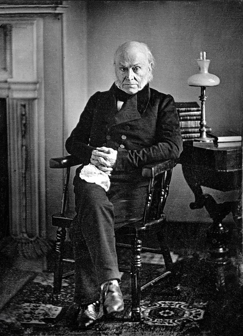 Moment image for John Quincy Adams the sixth US president 