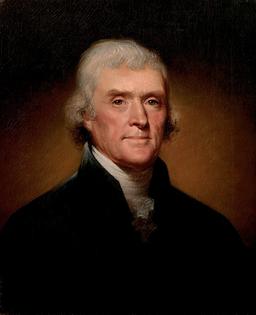 Thomas Jefferson :  America's third president, writer, and a Founding Father.