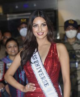 Harnaaz Sandhu: India's Miss Universe, Empowering Women Globally.