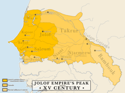 Jolof Empire emerged as a significant power in the region of present-day Senegal