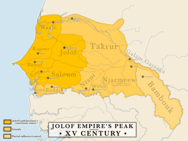Moment image for Jolof Empire emerged as a significant power in the region of present-day Senegal