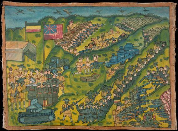 Moment image for Siege and defeat of Gondar by Oromo warriors in historical conflict.