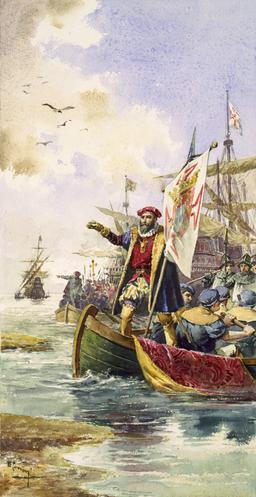Vasco da Gama Arrives on the Coast