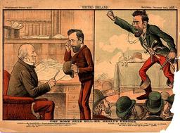 Irish Home Rule Bill introduced in Parliament for consideration and debate by lawmakers.