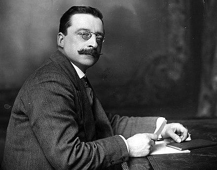 Moment image for Arthur Griffith founded Sinn Féin party, shaping Irish politics with a nationalist vision.