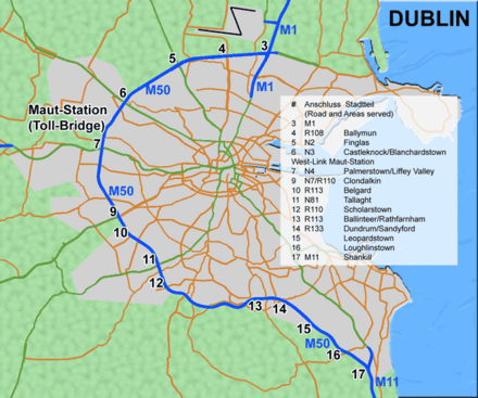Moment image for Inauguration of Dublin-Naas dual carriageway marking Ireland's motorway debut.