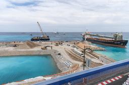 The announcement of Anse du Portier as a new land reclamation project