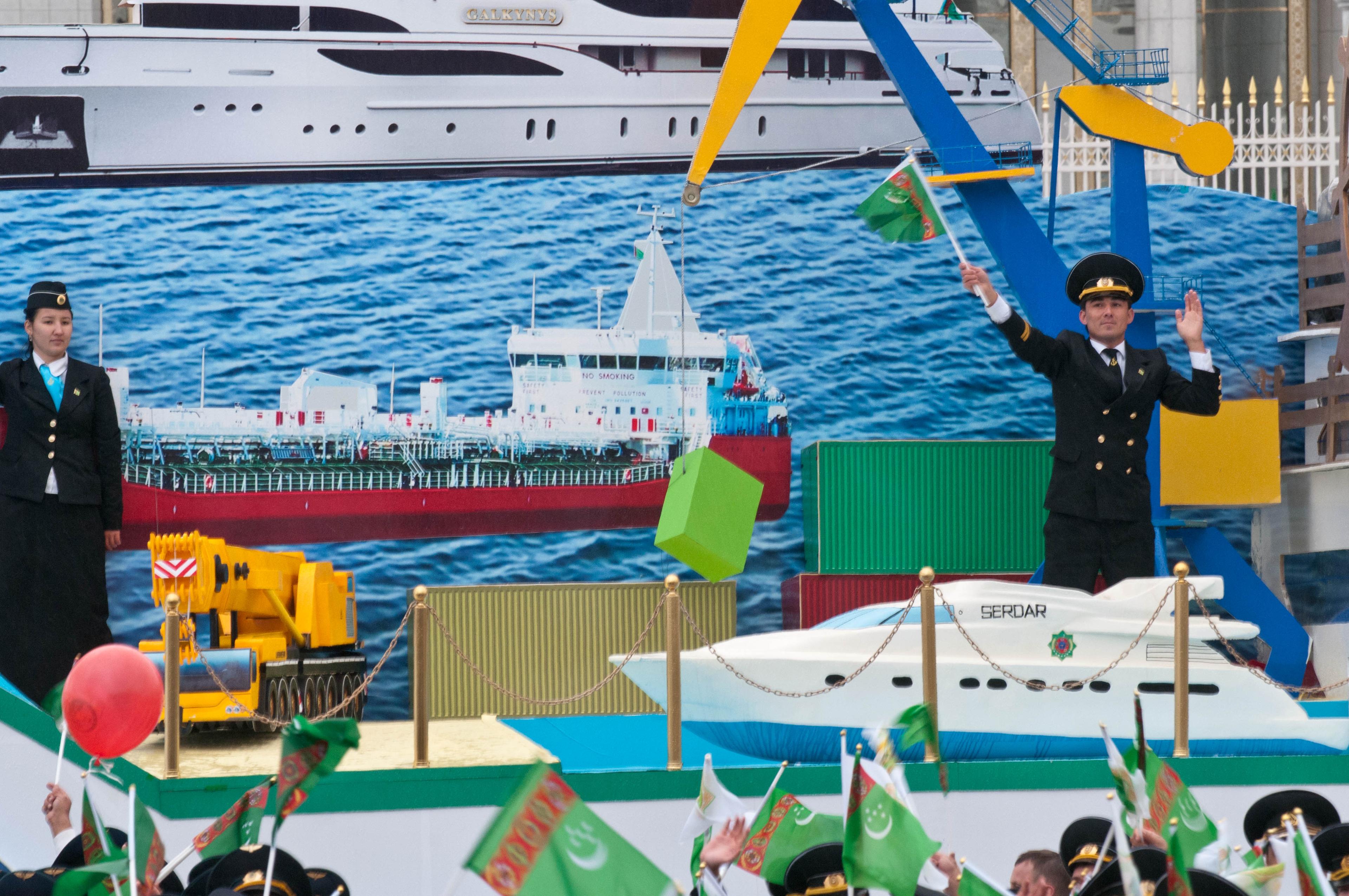 Moment image for Expansion of Turkmenbashy seaport boosts annual capacity to 25+ million tons.