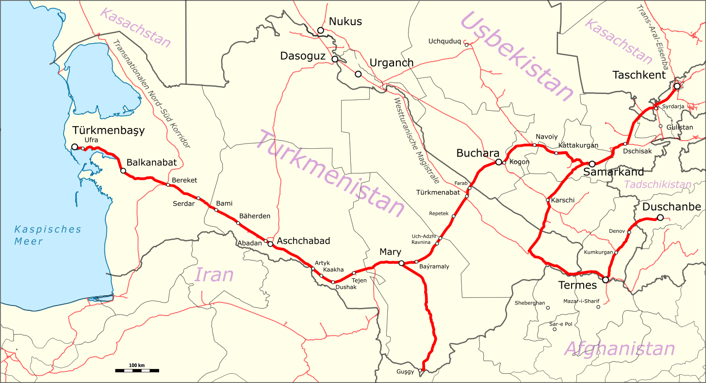 Moment image for Establishing the Trans-Caspian Railway trifecta to Samarkand and Tashkent