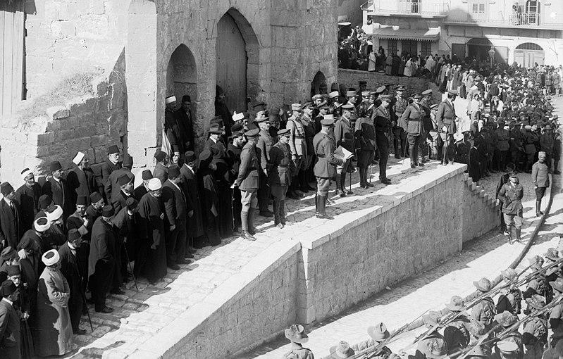 Moment image for British Egyptian Expeditionary Force Captures Jerusalem Under Command of Edmund Allenby