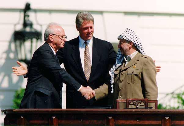 Moment image for Oslo Peace Accords between Palestinians and Israel