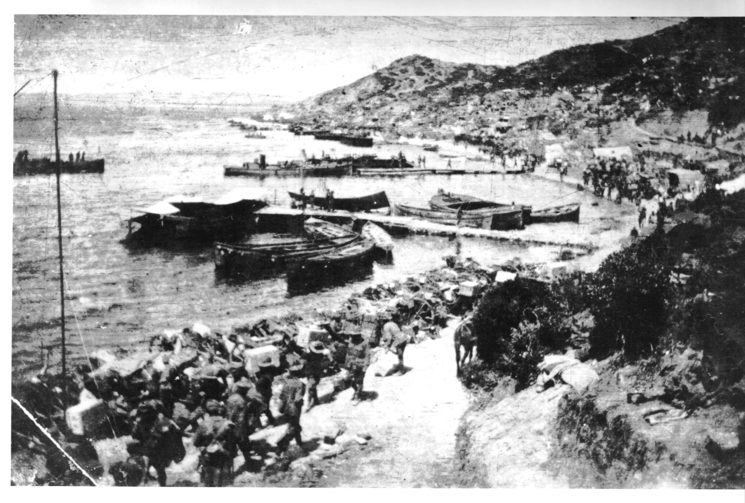 Moment image for Troops Withdrawn from Anzac Cove