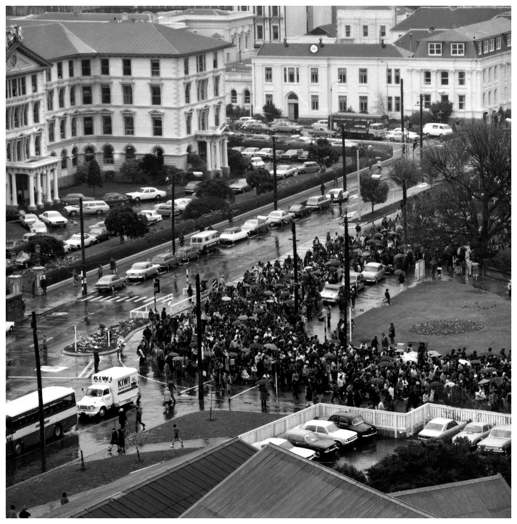 Moment image for Māori Land March: Memorial of Rights Presented to Government