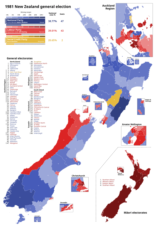 Moment image for National Party secures third consecutive term in general election.