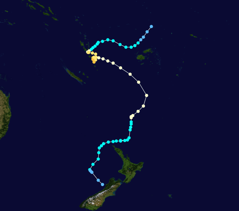 Moment image for Severe impact of Cyclone Bola on northern North Island.