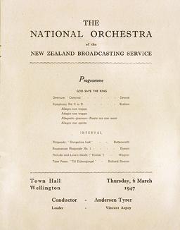 Debut Performance by National Orchestra