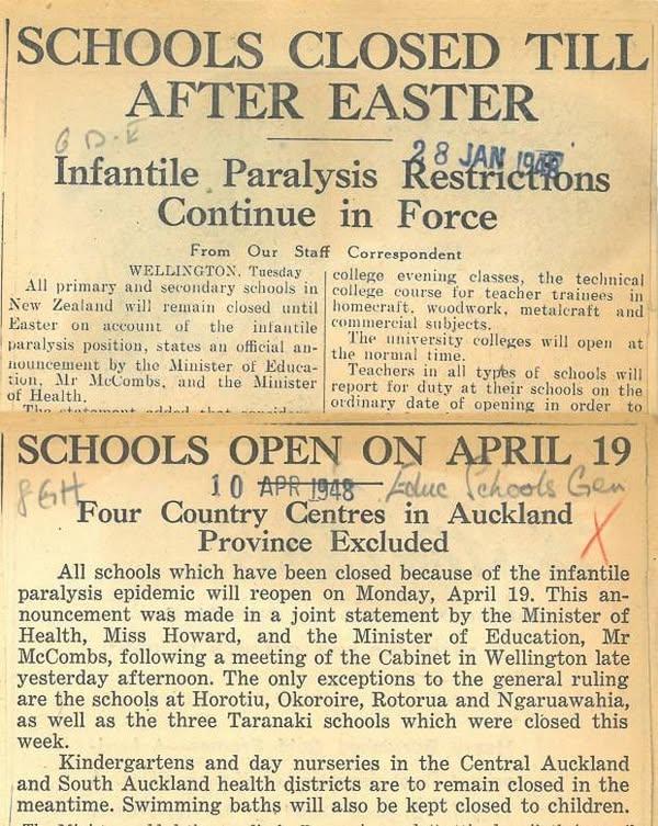 Moment image for Polio epidemic forces school closures