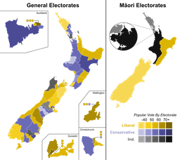 First one-man-one-vote election in New Zealand's 1890 general election