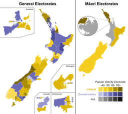 General Election Results and Changes in New Zealand Parliament.