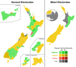 New Zealand held its general election 1911