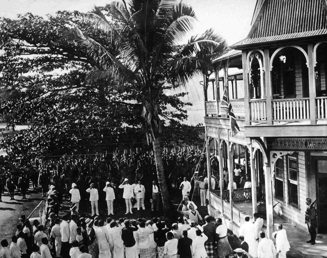 Moment image for Occupation of German Samoa in World War I.