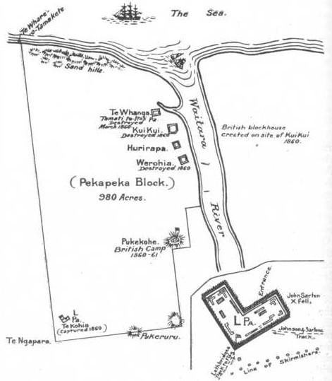 Moment image for First Taranaki War sparked by Waitara dispute.