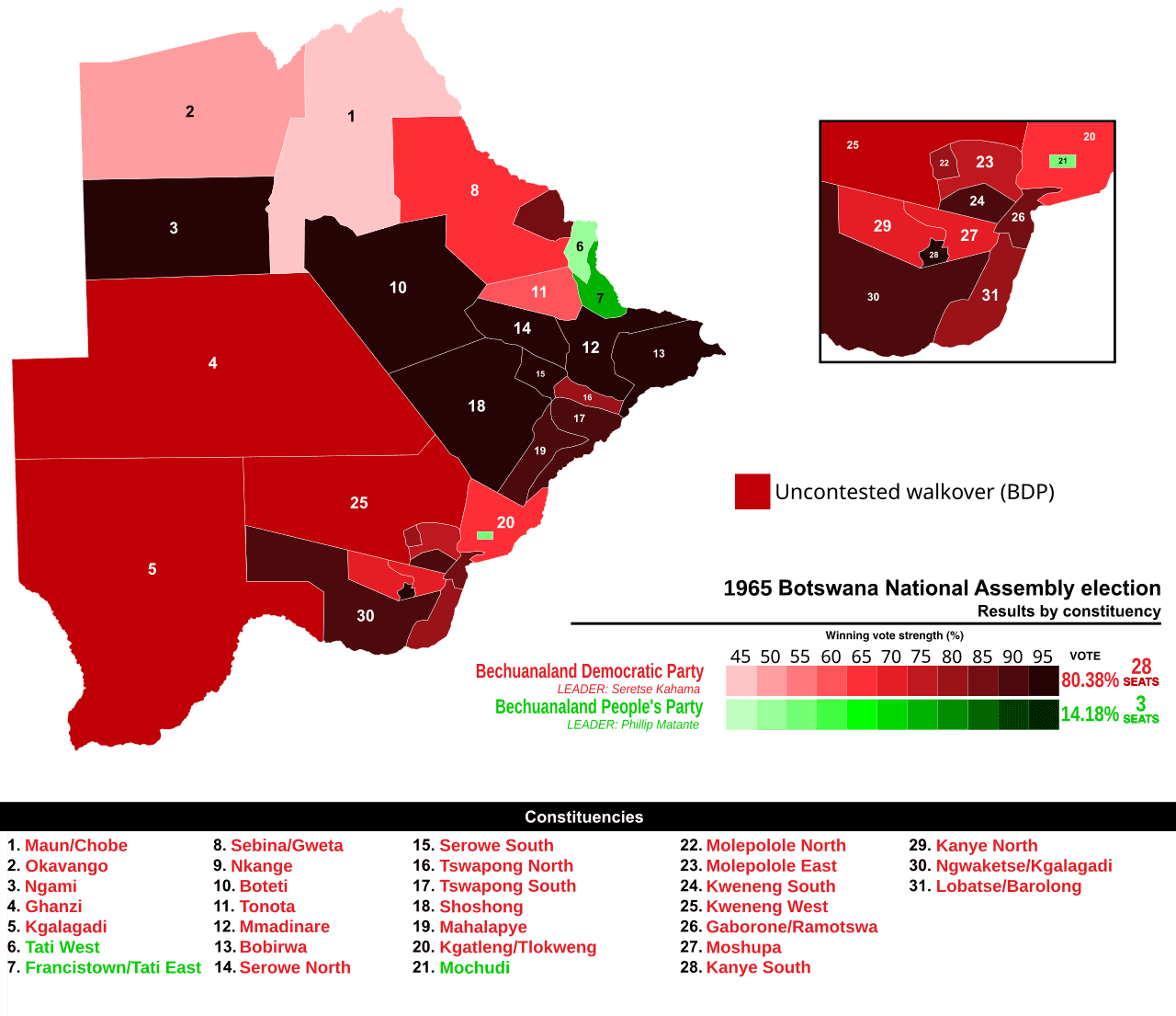 Moment image for BDP Triumphs in First Post-Independence Elections