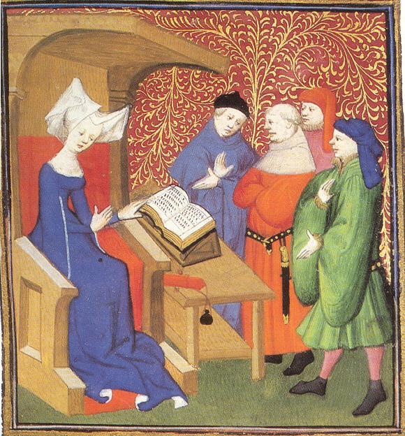Moment image for Christine de Pizan Denounces Misogyny