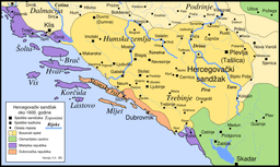 Creation of the Sanjak of Herzegovina