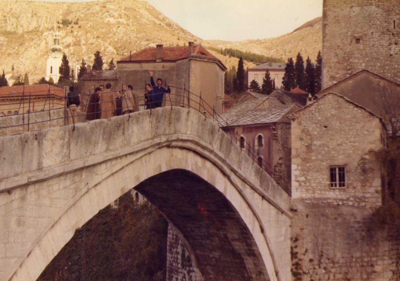 Moment image for Rebuilt Old Bridge in Mostar Inaugurated as UNESCO World Heritage Site after War Destruction.