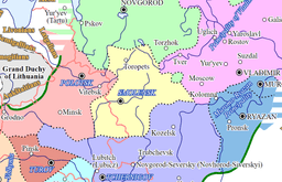 Lithuania captures strategic city of Smolensk in Rus territories, expanding influence.