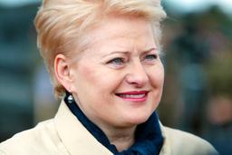 First Lithuanian female president, Dalia Grybauskaite re-elected for second term.