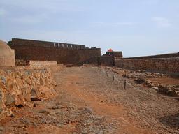 Construction of Fortaleza Real de São Filipe in Cidade Velha, Santiago Island